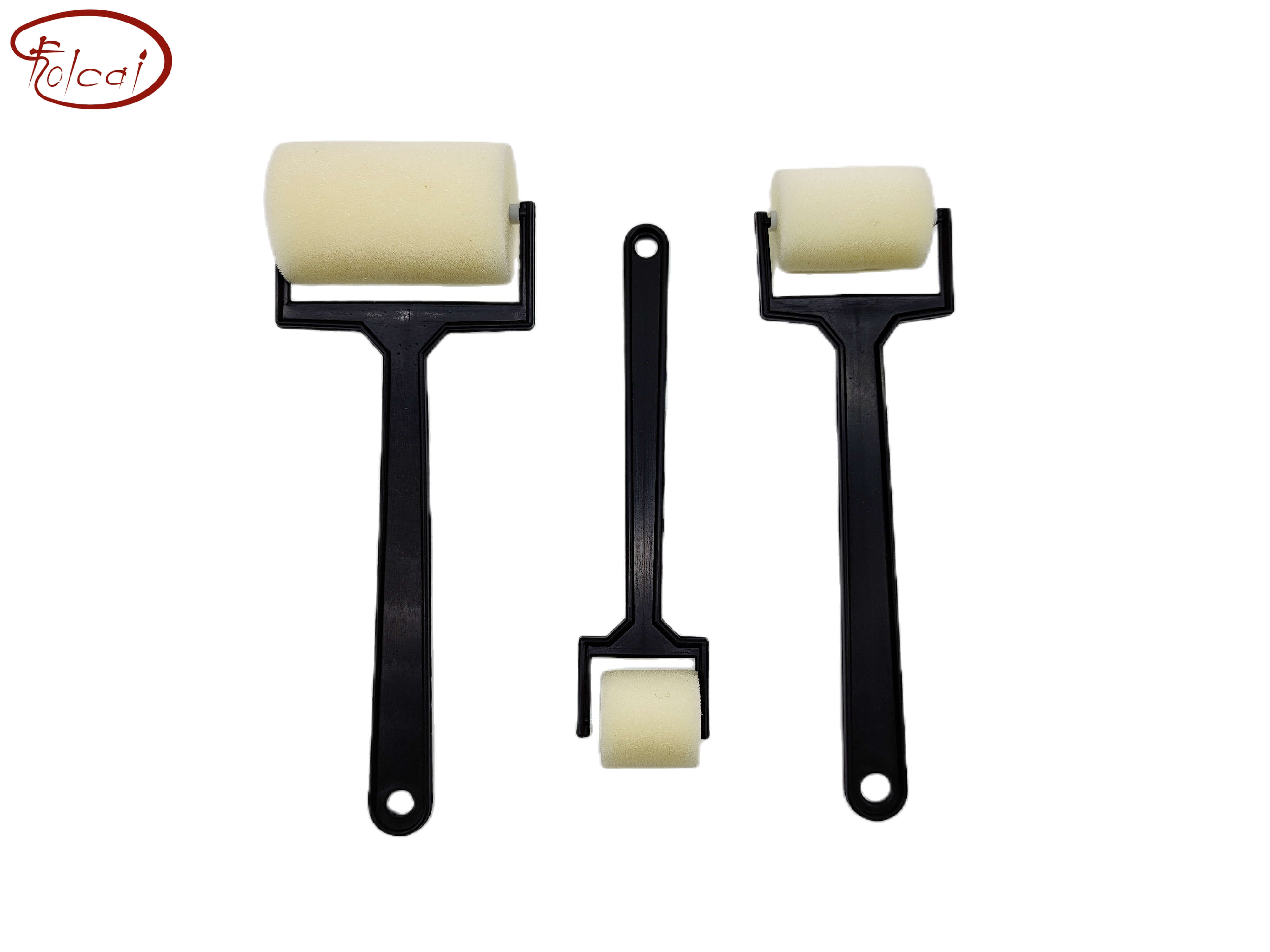 3 pcs Foam Brush Roller Set Folcai Art Materials