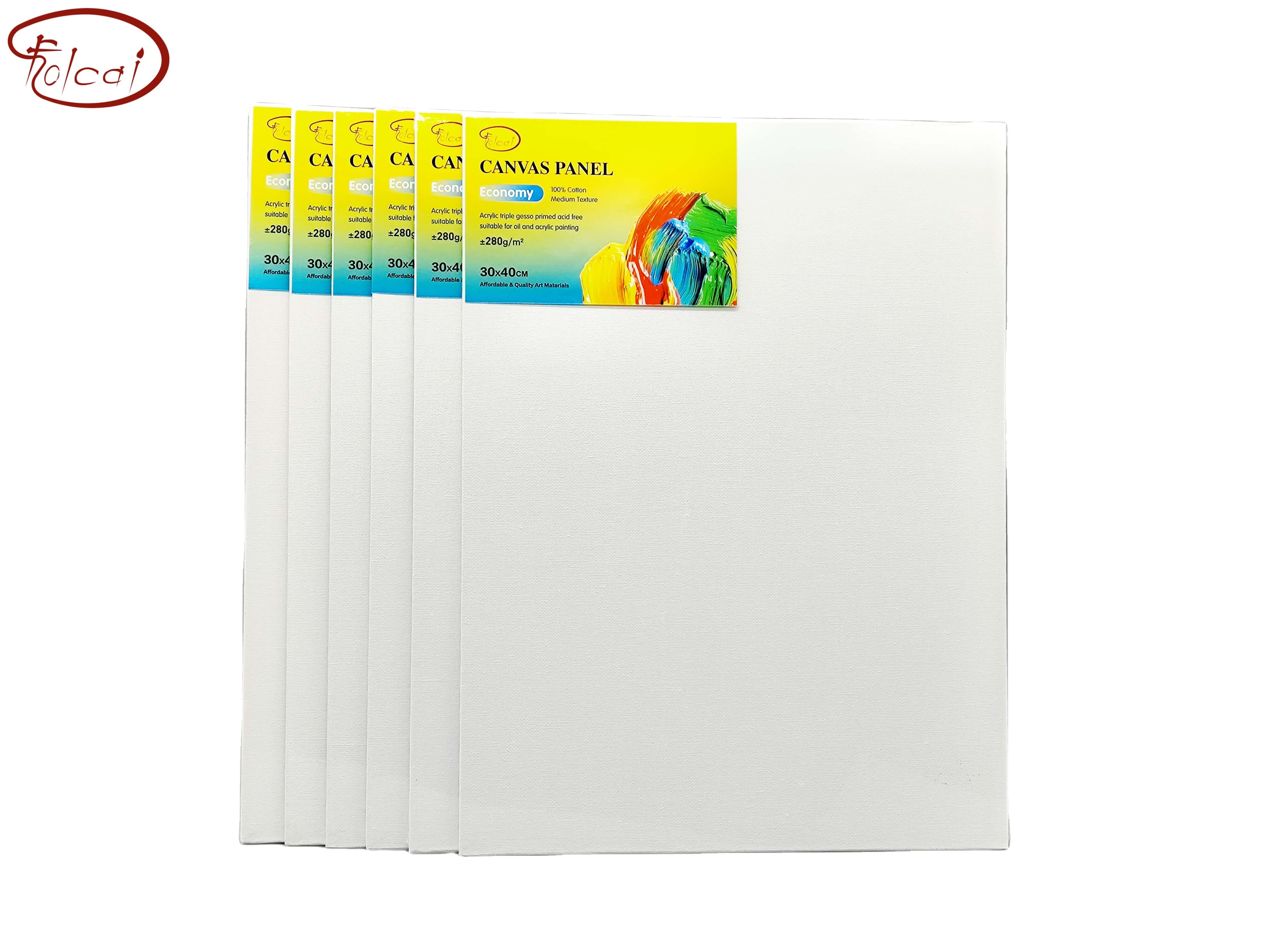 280gsm 100 Cotton Canvas Panel Folcai Art Materials