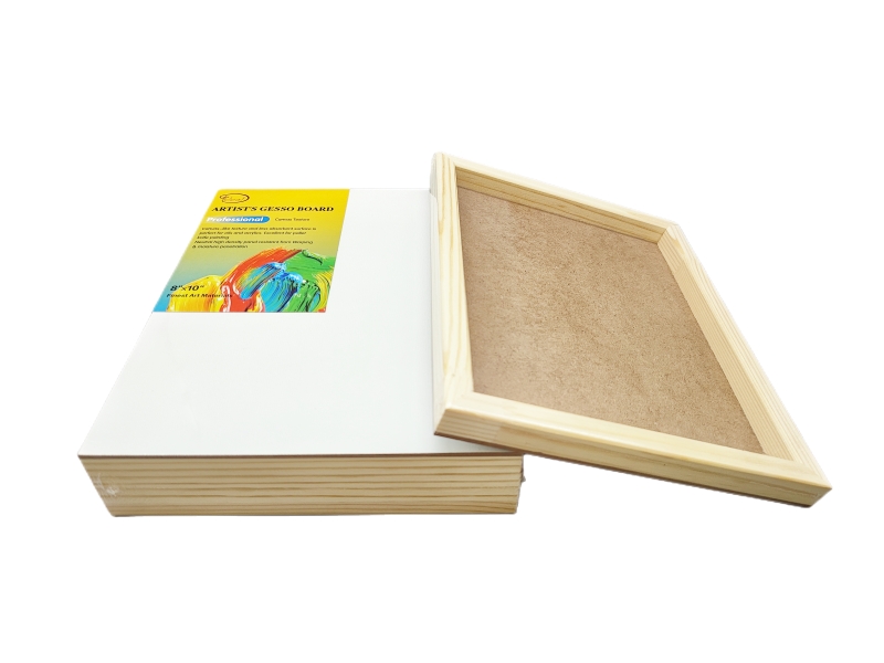 Artist's Gesso Board Canvas Texture Folcai Art Materials